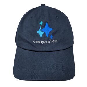 Galaxy AI is Here Samsung Slideback Hat Blue OSFM Adjustable Embroidered Hit